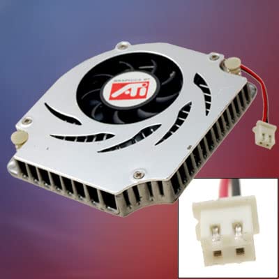 Ruilogod 2pole VGA Video Card Heatsinks Cooler Cooling Fan