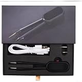 PureBowlic Misuratore digitale LCR per test diodi induttori resistori, precisione 0,5%, multifrequenza 100Hz-10KHz, strumento elettronico portatile 43G per analizzatore compnt
