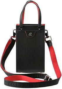 お値下げ！　美品　CL ルブタン ビジネスバッグ 黒と赤 Amazon | [クリスチャン ルブタン] バッグ メンズ CALF ショルダー