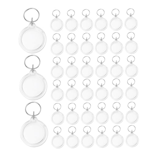 BESPORTBLE 80 Piezas Mini Marco Acrílico Clip Fácil para Fotos Personalizadas Accesorio Duradero para Diario y