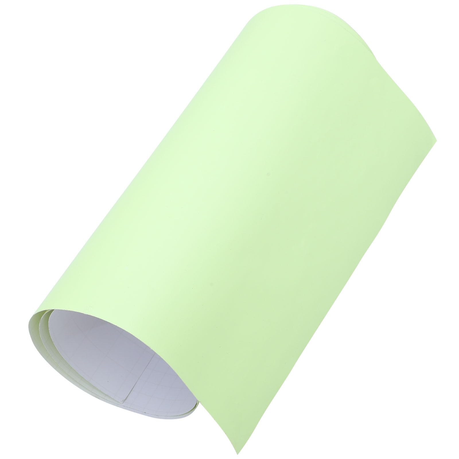 VILLCASE Película Adhesiva Luminosa Glow in the Dark Film Rollo De 39.37 X 11.81 Pulgadas Para Decoración De Coches Manualidades Etiquetado De Seguridad Y Superficies Lisas