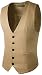 Produktbild Whatlees Herren Schmale Weste aus strukturiertem Material in Versch.Farben, B418-Khaki, Gr. XL (EU-L)