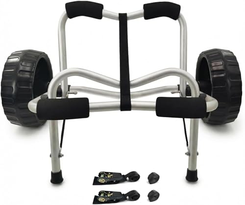 Codinter Kayak Cart Canoe Dolly Trolley for Carrying Kayaks Boats Paddleboard Transport