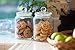 Airtight Glass Cookie and Candy Jars With Lids, Glass Jars For Food Storage, Set Of 2 (0.5 Gallon)