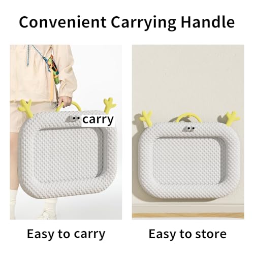 Marchul All-Season-Katzenbett, Katzenbett für Wohnungskatzen, 50 x 40cm Große Hundematratze mit Rutschfester Unterseite, Maschinenwaschbare Schlafunterlage für Haustiere