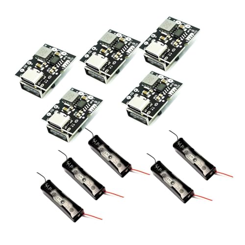 5�� 18650�[�d���W���[�� USB�[�d���W���[�� Type-C 5V2A ���`�E���d�r�[���d�������W���[�� �u�[�X�g�f���A���ی� 18650�d�r�{�b�N�X�t��