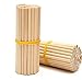 Produktbild SIMUER 30 Stück Holzstäbchen, Bastelhölzer für DIY Handwerk Modellprojekte Die Gebäude Modell Kinder Lernspielzeug Lange Bambusstäbe Runde Holzstäbchen 20 * 0,6 cm
