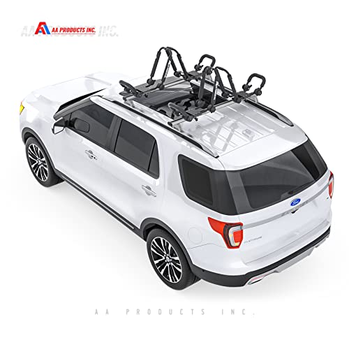 Aa-Racks 2 Pair Double Folding J-Bar Kayak Roof Rack Kayak Carrier For Canoe Boat Paddle Board Surfboard Roof Top Mount On Car Suv Truck Crossbar With Ratchet Lashing Straps #TOP6