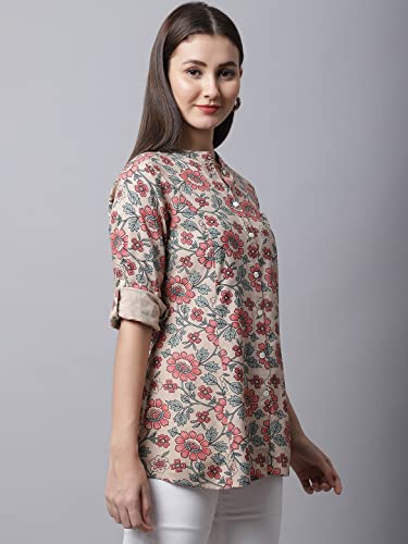 Image of Pistaa's Women's Viscose Relaxed Fit Short Kurti