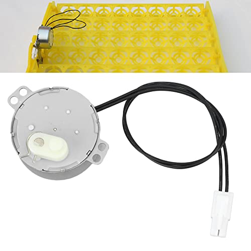 Egg Turnner Motor 4W Egg Turner Rotator Motor de Incubadora para Pollos Patos Ganso Pájaros Huevo, para Pollos Patos Ganso Pájaros Incubación de Huevos (220-240v)