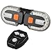 Bike Turn Signals, 5inch Remote Control Bike Tail Light with 5 Modes, USB Rechargeable 600mAh 30lumen LED Rear Bike Light, Bike Lights Front and Back for Night Riding