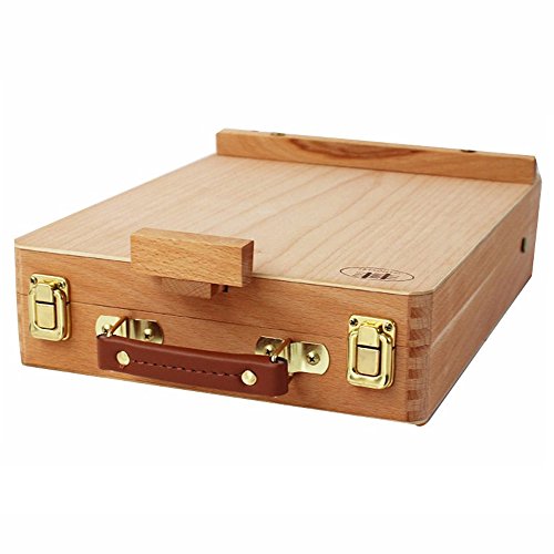 Art Supplies Box Easel Sketchbox Painting Storage Box, Adjust Wood Tabletop Easel For Drawing & Sketching Student (Painting Easel Box) #TOP4
