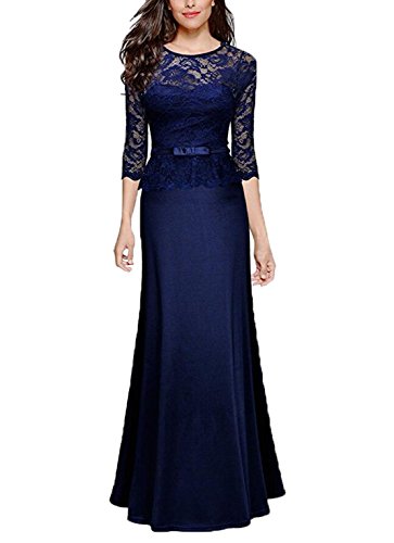 Robe XL noir foncé Yalí tissu premium tombé fluide élégant