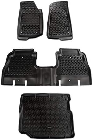 Rugged Ridge | Floor Liner, Front/Rear/Cargo | 12988.05 | Fits 2018-2023 Jeep Wrangler JL 4-Door