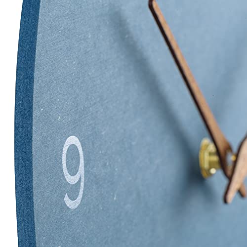 La Crosse 404-3630A 12" Tahoe Quartz Analog Wall Clock, Blue #TOP2