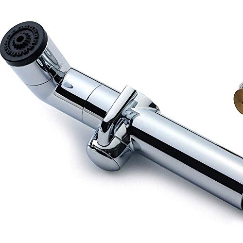 Chrome Toilet Hand Shower Bidet Sprayer Spray Shower Kit - Adjustable Flow Nozzle Toilet Spray Gun Bidet Set Wash Body Cleaner - Image 3