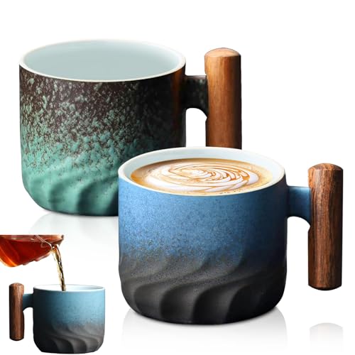 Dilireba 2 peças canecas de café expresso, caneca de café de porcelana, canecas de expresso de 70 ml, caneca de cappuccino para chá, café com leite