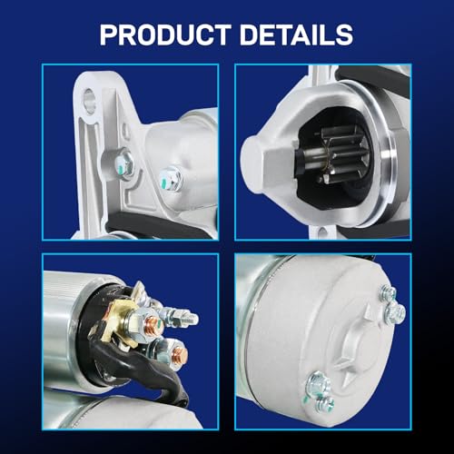Image of 17982 New Starter Motor Fit for 2007-2019 Nissan Sentra 2.0L 1.8L 1.6L, 07-12 Nissan Versa 1.8, 11-17 Juke, 09-14 Cube,13-21 NV200, 15-18 Chevrolet City Express 2.0L L4, Replace# 19317693, S114-955A
