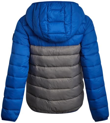 Image of DKNY Boys Puffer Jacket - Midweight Insulated Wind Water Resistant Hooded Puffer Winter Coat - Quilted Winter Jacket for Boys