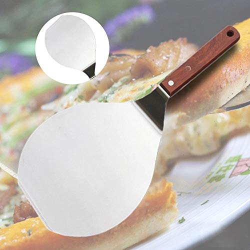Image of Pizza Schoop, Shovel, Lifter (Round) Big Size Stainless Steel Pizza Tools Thin for Kitchen Accessories Size: 33.5cm