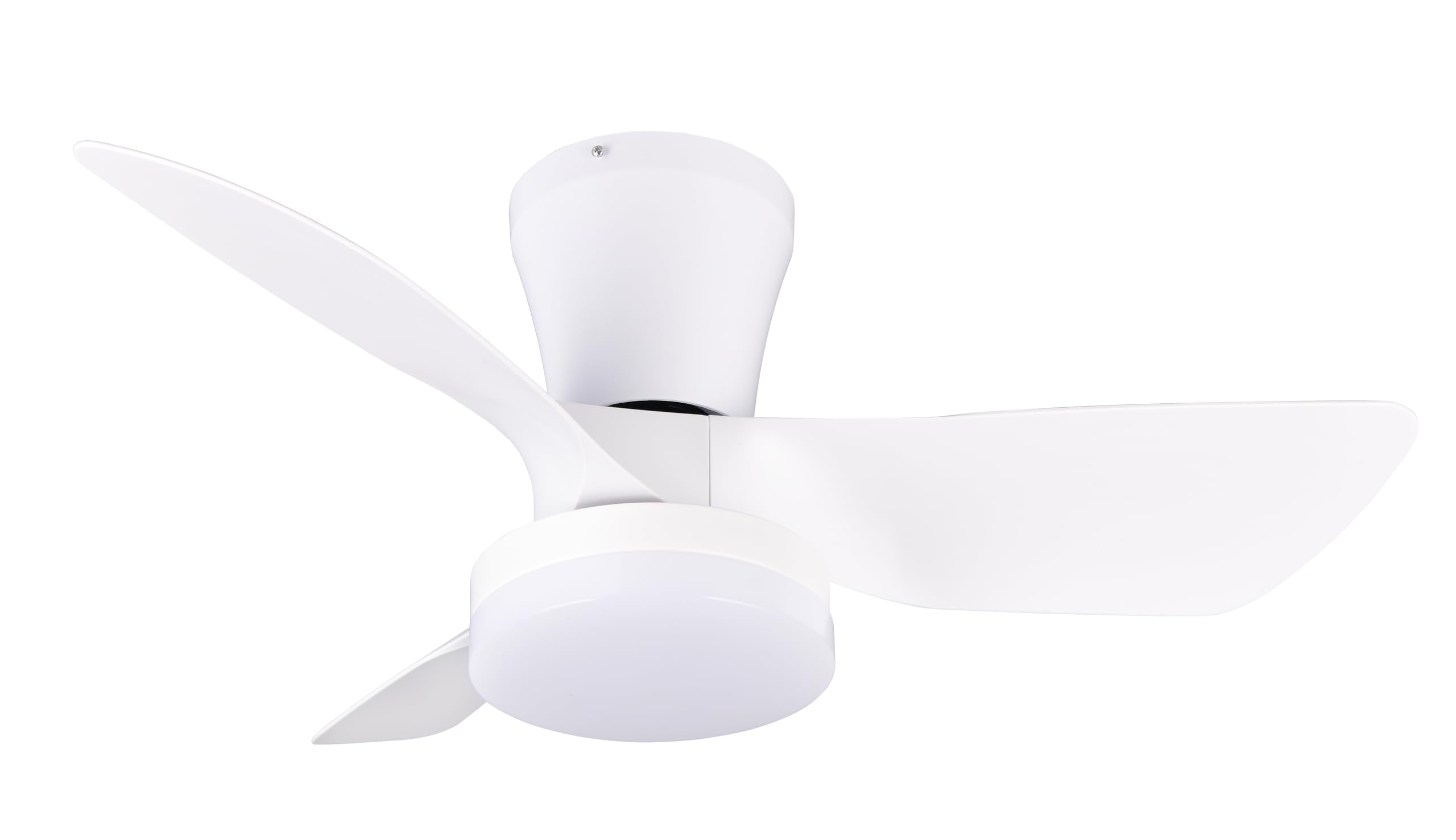 Reality Leuchten LED Deckenventilator mit Beleuchtung Randers R64412131, Kunststoff Weiß matt, 6 Geschwindigkeiten, Sommer- Winterbetrieb, Fernbedienung, Dimmer, Timer, Nachtlicht, Lichtfarbe regelbar |