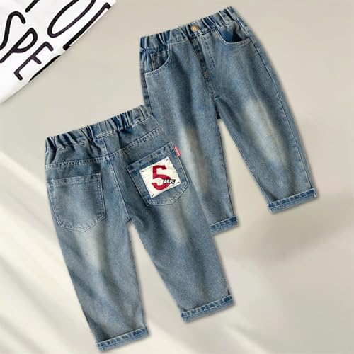 Boys Casual Comfort Pants for Everyday Wear Outdoor Adventures and School Activities with Elastic Waist and3