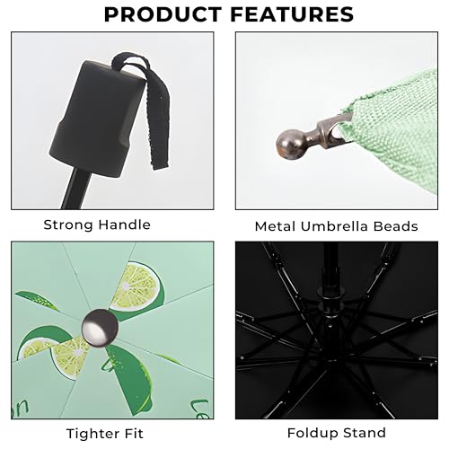 Image of Kraptick Printed Travel Umbrella for Rain, UV, Wind Proof, Water-Proof Umbrella for Men /Women /Boys /Girls /Kids (UMBR-02)