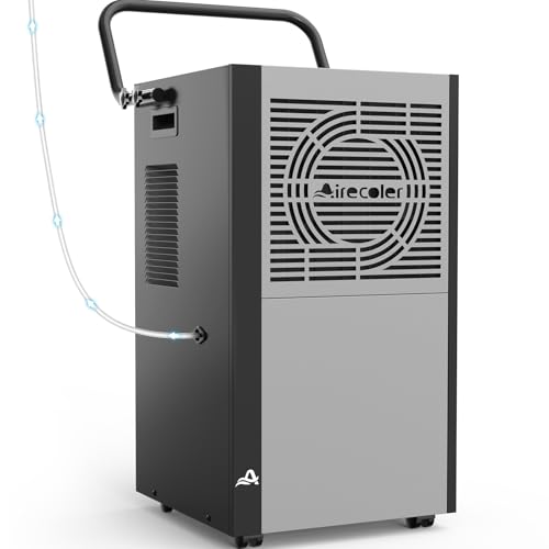156 Pints Commercial Dehumidifier with Pump for Basements Industrial Dehumidifiers with Drain Hose Heavy Duty Commercial grade for Large Spaces up to 7000 Sq Ft