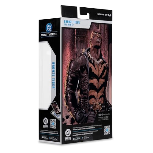 McFarlane Toys- DC Multiverse Bronze Tiger (The New 52) 7in Action Figure by McFarlane Toys - Used condition - Image 6