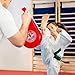 Csafyrt Taekwondo Kick Pad Training Equipment Kicking Target Pad EVA Kick Pad Karate Martial Arts Striking Pad for Kids Youth Adult Red