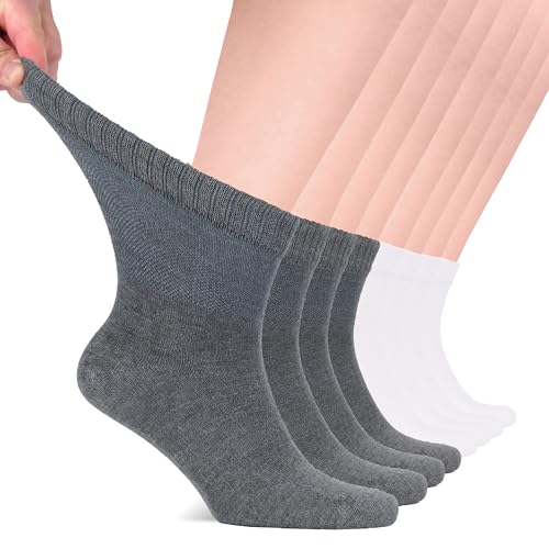 Hugh Ugoli Diabetic Socks for Men, Loose Ankle, Extra-Wide