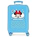 Produktbild Disney Minnie Rainbow Kabinentasche, Blau, 37 x 55 x 20 cm, starrer ABS-Kombinationsverschluss seitlich, 34 l, 2,66 kg, 4 Doppelrollen, Handgepäck.