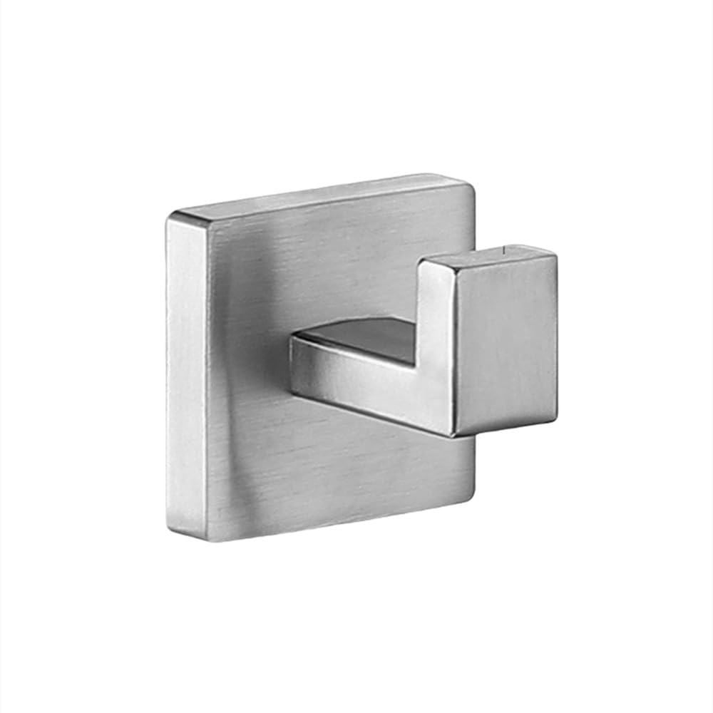 Porte-papier hygiénique et anneau porte-serviettes de salle de bain en inox brossé mural