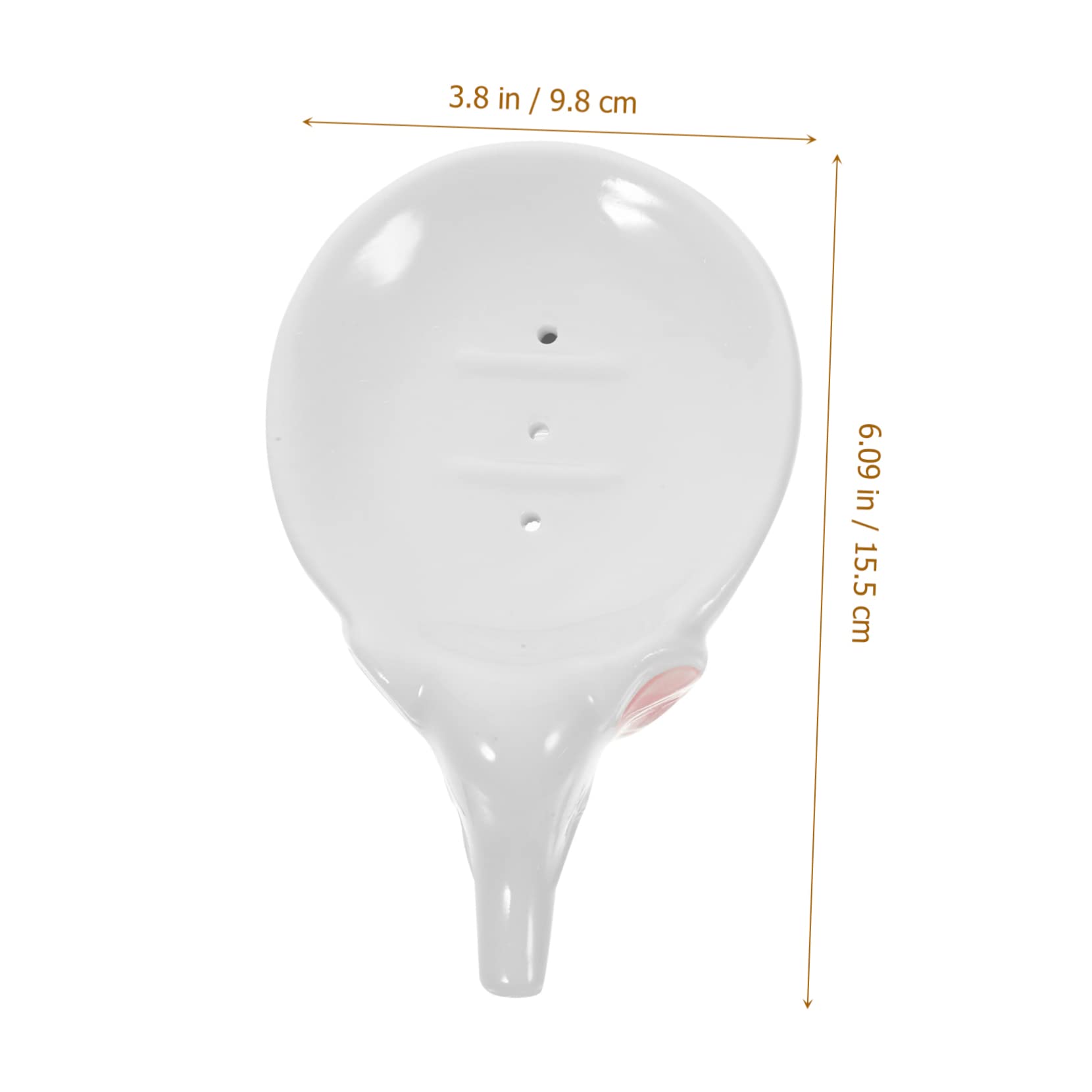 ABOOFAN Ceramic Elephant Soap Dish Soap Container Ceramic Soap Case Home Supplies Soap Holder Case Soap Dish Ceramic Soap Rack Soap Dish Shower Small Soap Tray Decorative Soap Dish