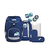 ergobag pack Set ergonomischer Schulrucksack, Set 6-teilig