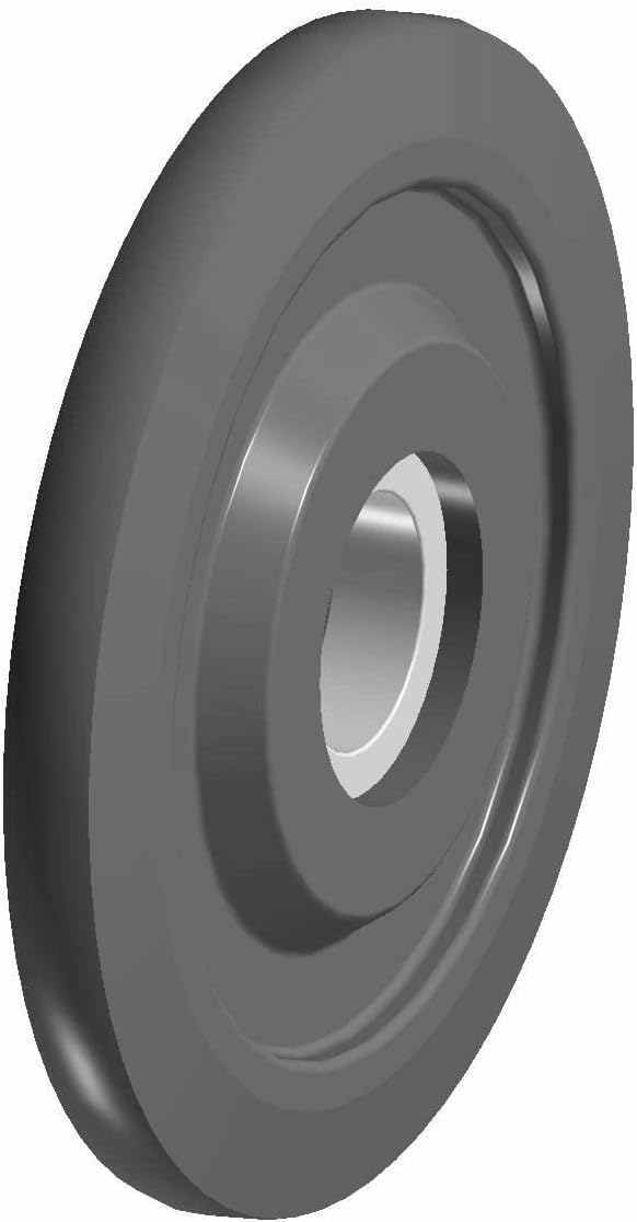 Polaris Snowmobile Plain Wheel Assembly, Genuine OEM Part 1590001, Qty 1