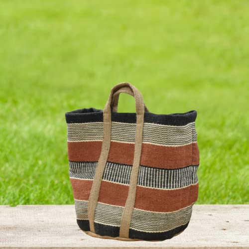 Instylecraft Large Jute Basket With Handles - Baskets For Blankets, Storage Bins For Shoes, Laundry, And More - Decorative Baskets For Bedroom Living Room Home Decor And Toy Baskets For Kids Rooms #TOP3