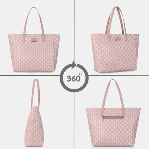 Image of Lavie Women's Miranda Monogram LL Print Tote Bag | Ladies Purse Handbag