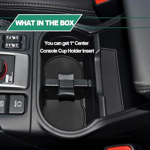 Divisor para portavasos consola central para Subaru miniatura 5