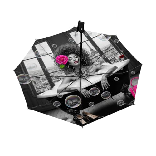 Parapluie compact Bath Paris automatique idéal pour les sorties en ville