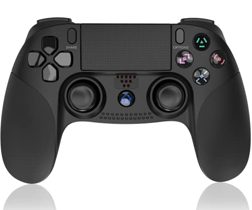【Prestazioni elevate】 Il controller è dotato della più recente tecnologia dei sensori, 6 giroscopi a 6 assi integrati ed ha un doppio motore di vibrazione integrato, che ti offre un feedback diverso e un'esperienza di gioco più autentica.