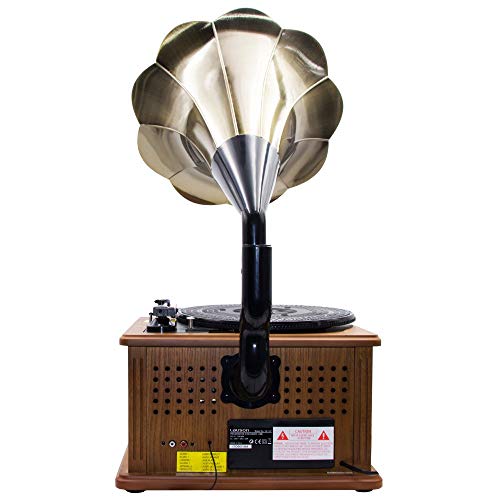 Lauson CL147 Gramophone Classique | Platine Vinyle bluetooth | Système de musique en bois Nostalgia | Système stéréo… - Les Beatles, Paul McCartney, John Lennon, RIngo Starr, George Harrison Lauson CL147 Gramophone Classique | Platine Vinyle bluetooth | Système de musique en bois Nostalgia | Système stéréo… – Image 8