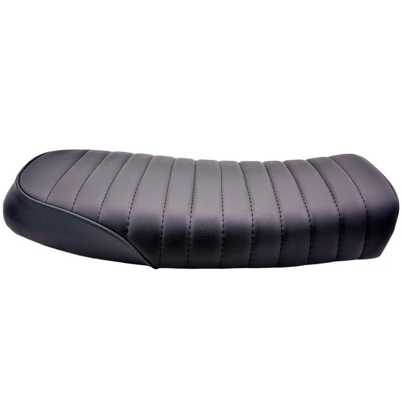 Coussin de siège moto universel noir finition premium retro CB CL