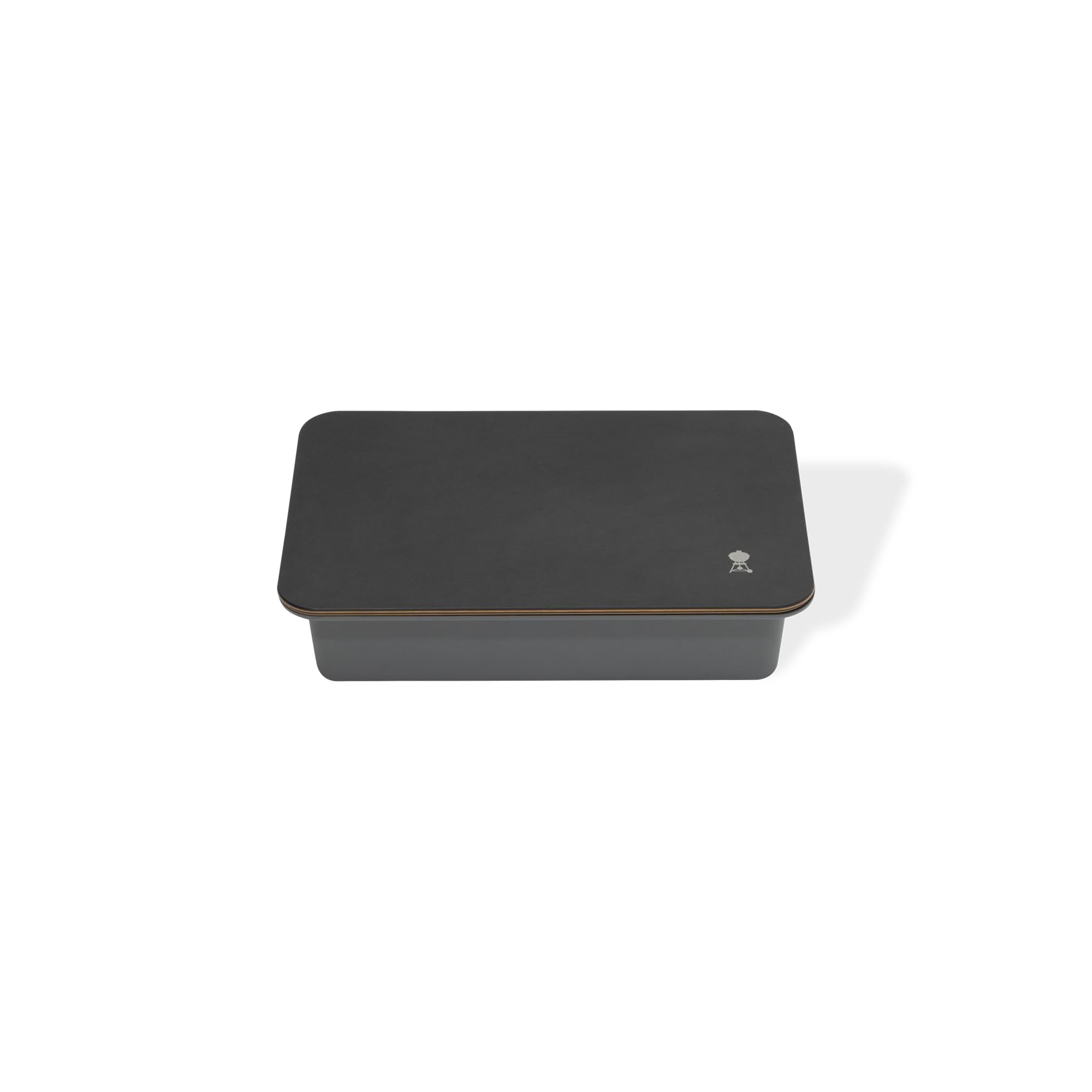 Boîte avec couvercle/ planche de découpe Weber Works / Accessoires pour tablettes Weber Works sur barbecues compatibles, récipient alimentaire, compatible lave-vaisselle, 11,5 x 36,5 x 24 cm