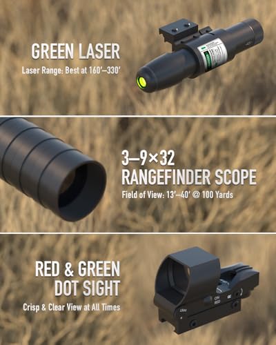 Pinty PINTYHRS0011GN 4-In-1 Rifle Scope Combo thumb #2