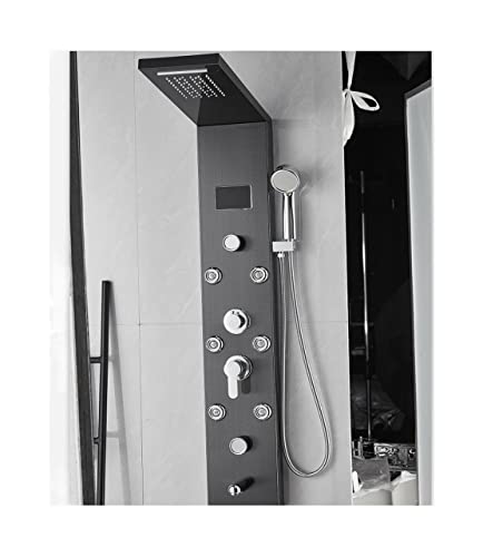 Système de douche multifonctionnelle à lumières et écran LED