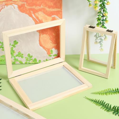 Kit fabrication de papier tamis bois écrans multiples pour recyclage papier artisanal