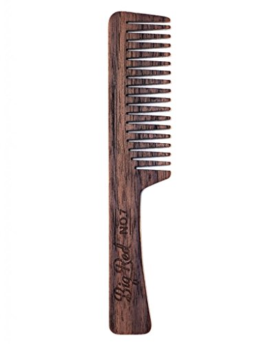 Big Red Beard Combs - Handcrafted No. 7 Beard Comb (Available in Cherry or Walnut) (Walnut)