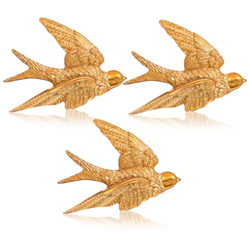 Pendentifs muraux hirondelle iplusmile en résine pour la déco de salon