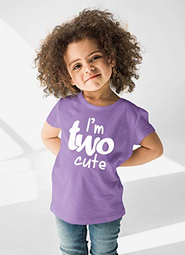 Image of 2nd Birthday Outfits for Toddler Girls im Two Cute Shirt Girl 2 Years Old Second Birthday